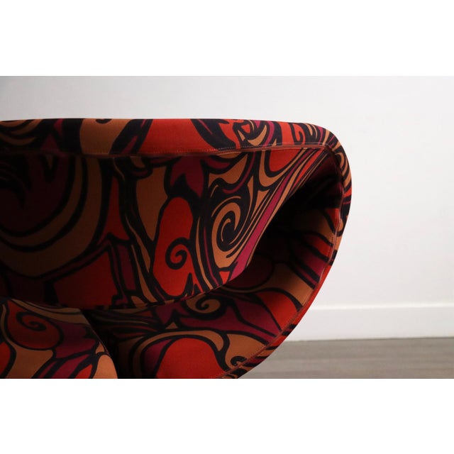 Ribbon Chair in Jack Lenor Larsen Momentum Fabric by Pierre Paulin for Artifort, 1990s For Sale - Image 6 of 17
