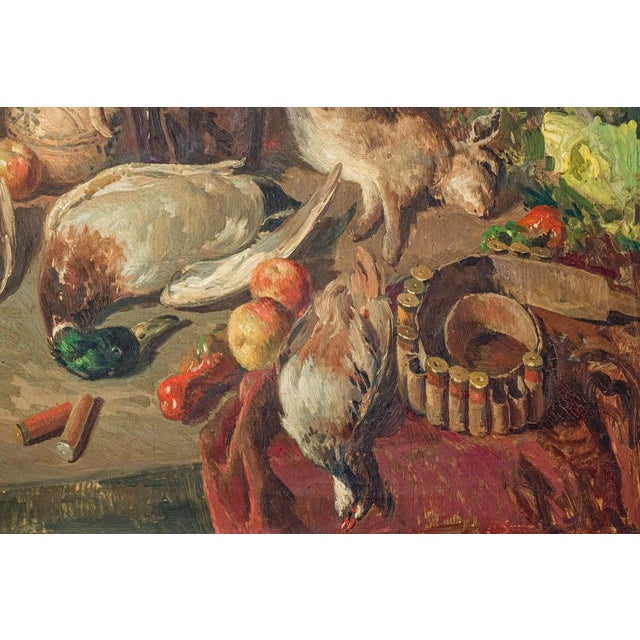 1920s José Maria Vila Canyelles, The Chef's Banquet Still Life, 1920s, Oil on Canvas For Sale - Image 5 of 10