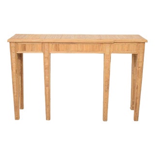 Villandry Rattan Console Table by Barracuda Interiors For Sale