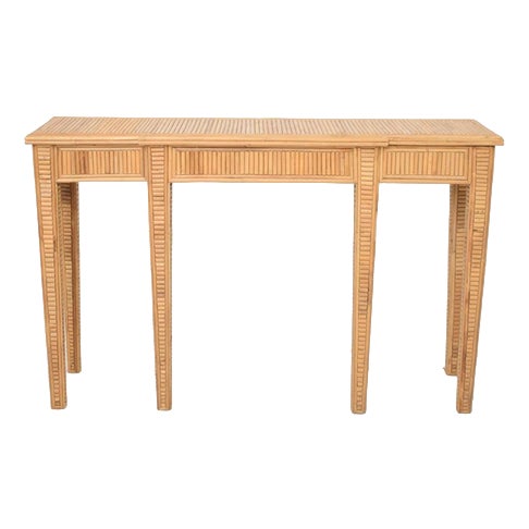 Villandry Rattan Console Table by Barracuda Interiors For Sale