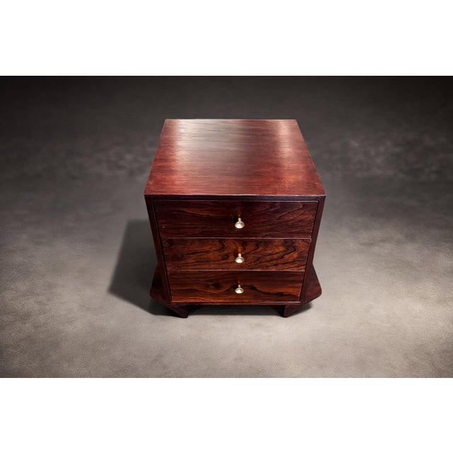 Console/Night Stand in Hardwood Attributed to Jose Zanine Caldas, 1950s For Sale - Image 11 of 11