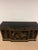 Chinoiserie Black Lacquer Hand Painted Chinoiserie Credenza From Drexel Heritage For Sale - Image 3 of 12