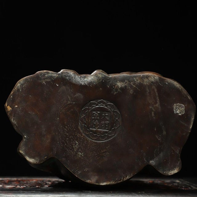 Late 19th Century Cloisonné Enamel Shakyamuni Buddha Statue, 5.01kg For Sale - Image 9 of 9