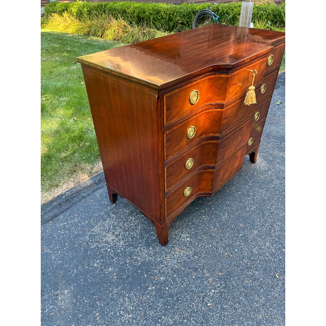 Wood 1940s Mahogany Chest Made by Beacon Hill For Sale - Image 7 of 12