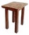 Spanish Colonial Rustic Oak Stool For Sale