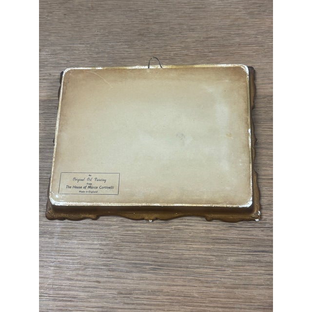 English Vintage English Original Oil on Board Framed Seascape For Sale - Image 3 of 4