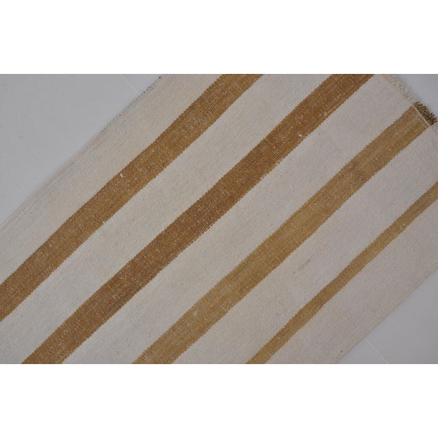 Organic Vintage Kilim Runner For Sale In Phoenix - Image 6 of 10