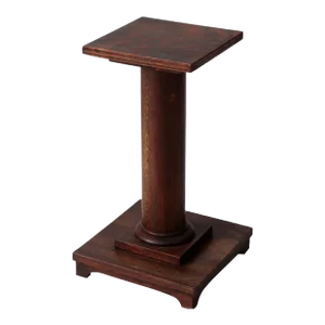 Antique Mission Style Pedestal Stand