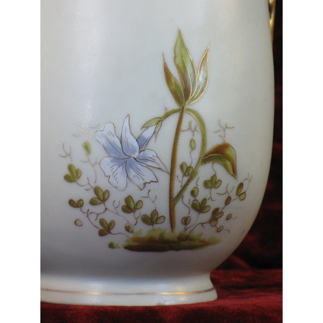 Mid 19th Century Vase Art Deco Porcelain Hand Painted Gold Carlsbad Austrian Cubist Victorian For Sale - Image 11 of 18