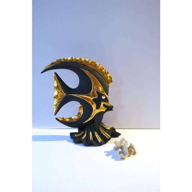 Late 20th Century Italian Tropical Fish Sculpture For Sale - Image 5 of 12