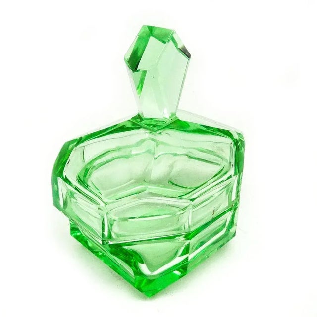 Art Deco Candyer from Moser, Czechoslovakia, 1930s For Sale - Image 4 of 11