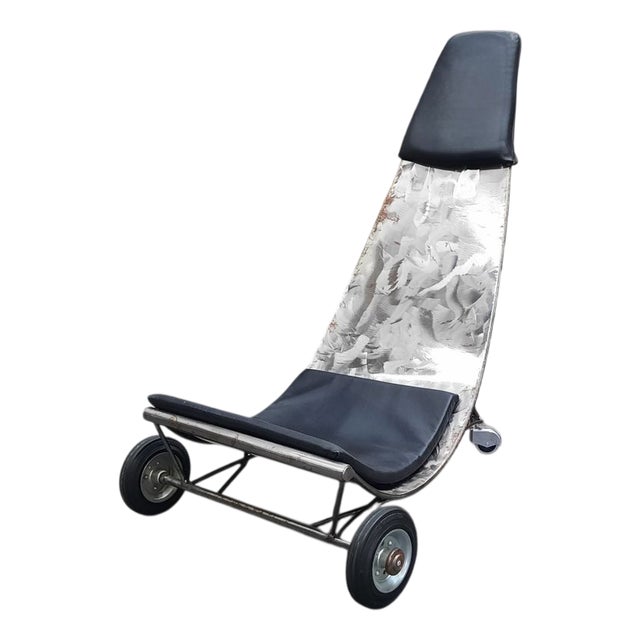 Vintage Mobile Lounge Chair, 1980s For Sale