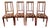 French Art Nouveau Chairs -Set of Four For Sale