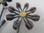 Swedish Brutalist Iron and Gold Flower Wall Sculpture, 1960s For Sale - Image 18 of 18