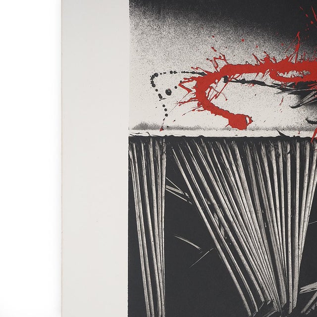 Emilio Scanavino, Composition, Color Lithograph on Paper, 1970s For Sale - Image 10 of 15