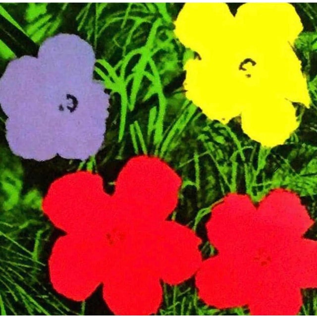 Oversized Flowers 1970 Andy Warhol Foundation Offset Lithograph Pop Art
