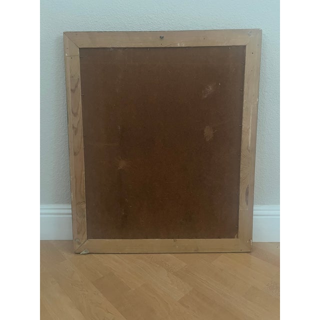 Printmaking Materials Vintage Lithograph European Man in Hat With Cane and Copper Pot For Sale - Image 7 of 7