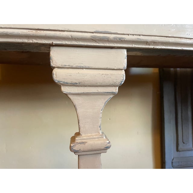 Brown French Baluster Console Table, 1890s For Sale - Image 8 of 18