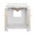 The Boyd White & Rattan Bathroom Vanity With its bright and airy aesthetic, our Boyd vanity brings understated luxury to...