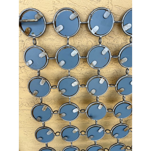 Art Deco Vintage Wall Art of 100 Small Round Mirrors For Sale - Image 3 of 3