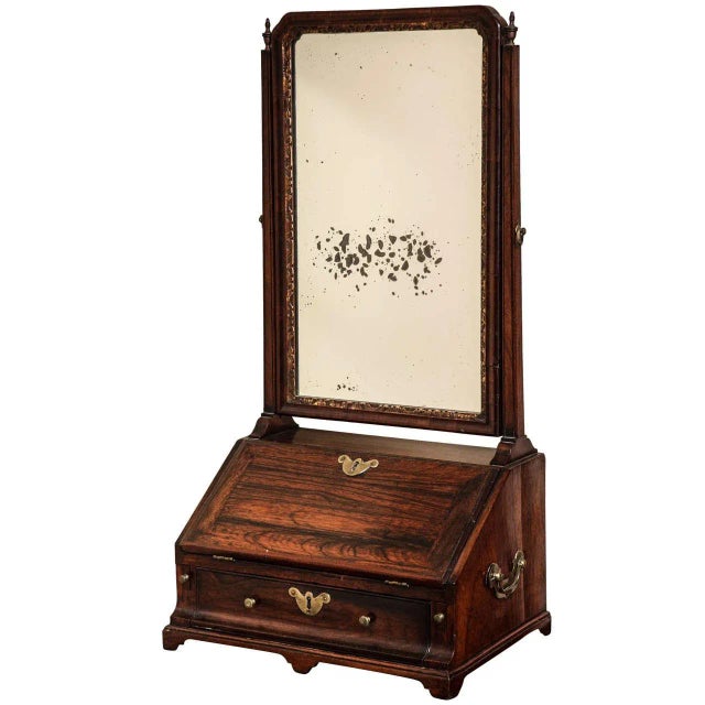 George I Padouk Dressing Mirror For Sale - Image 10 of 10