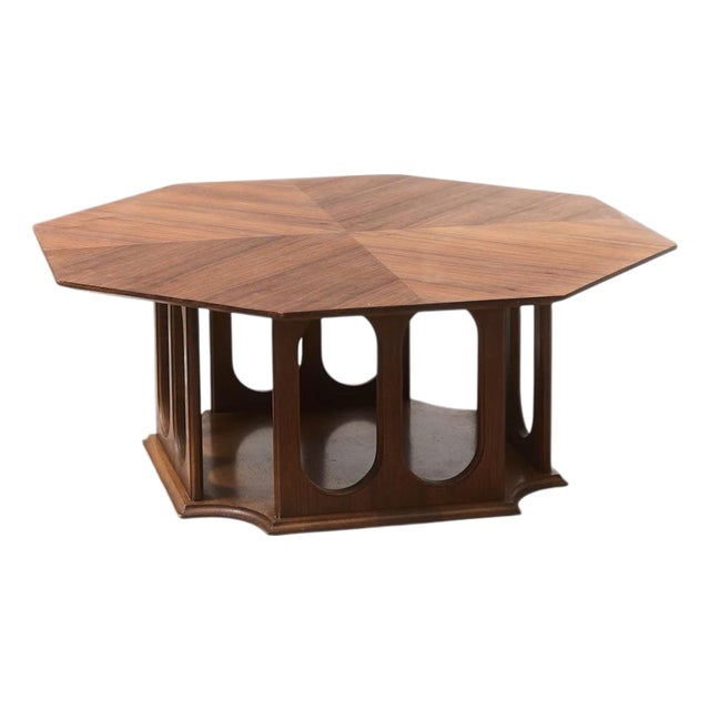 Styled After MCM Lane Vintage Coffee Table For Sale