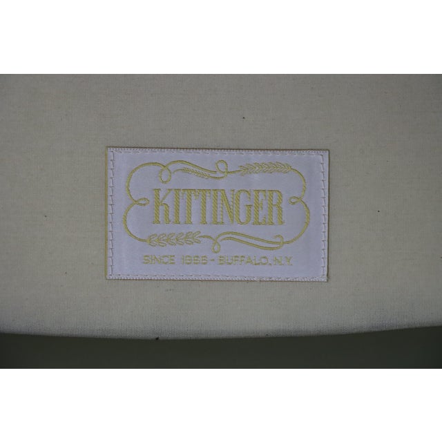 Leather Kittinger Chippendale Wingback Chair For Sale - Image 13 of 16