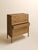 Mid-Century Modern The Vintage Mount Airy 1950s MCM Highboy Dresser With Original Brass and Enamel Inlay Hardware For Sale - Image 3 of 12