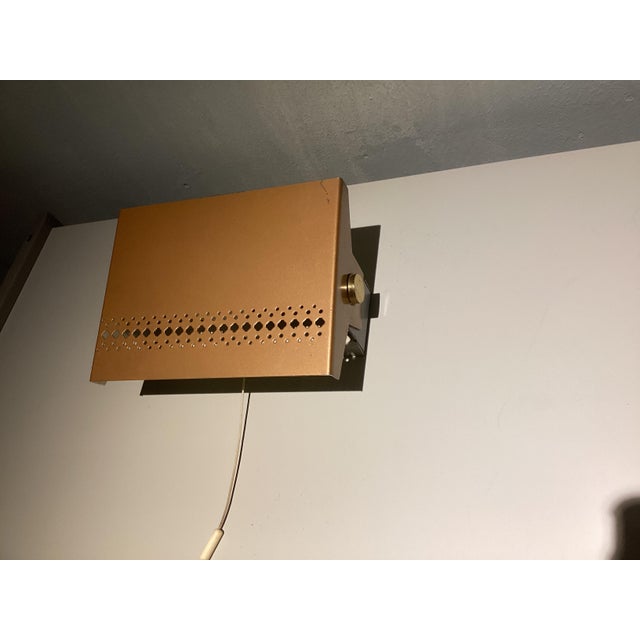 Wall Light Lamp in the style of Perriand, 1960s For Sale - Image 6 of 11