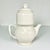 Pink 1931 Vintage Farmhouse Art Deco Boho Chic Porcelier Vitrequs Drip Coffee Purcolator, 6 Cup. For Sale - Image 8 of 13