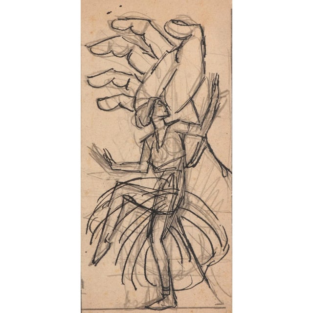 Satiric Scene For l’Asino is an original drawing in pencil and pen on the wooden panel realized by Gabriele Galantara. The...