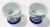 Traditional Vintage Delft Porcelain Egg Cup Pair For Sale - Image 3 of 5