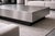 Contemporary Floating Coffee Table in Brushed Aluminum by Veliento For Sale - Image 3 of 6