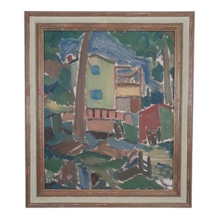 Sigurd Swane 1948, Danish Modernist Oil on Canvas For Sale