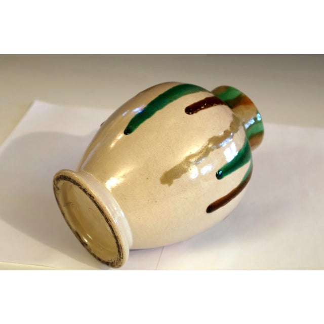 Vintage Awaji Pottery Japanese Serendipitous Drip Vase For Sale - Image 4 of 8