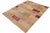 Abstract Modern Gabbeh Tan/Red Wool Rug - 9'0'' X 11'4'' For Sale - Image 3 of 10