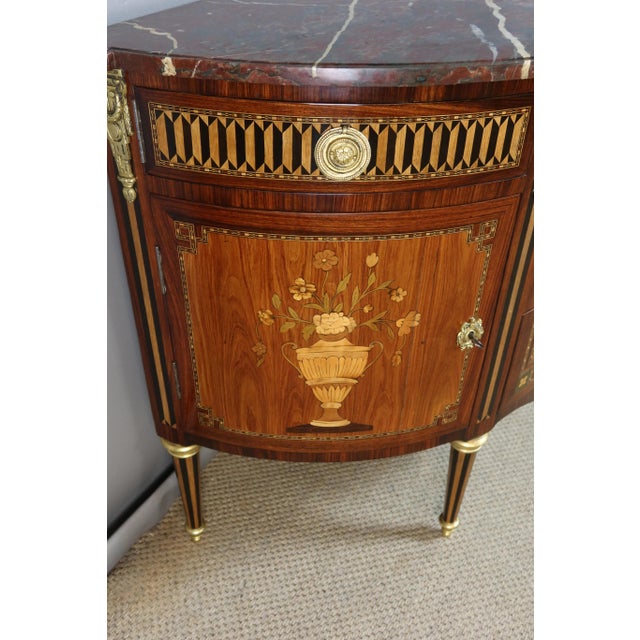 Brown Louis XVI Commode, 1800s For Sale - Image 8 of 14