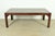 Wood Henredon Mid-Century Hollywood Regency Chinoiserie Oak Extension Dining Table, Newly Refinished For Sale - Image 7 of 16