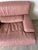 Mid-Century Modern 1980s Italian Postmodern Salotti Natuzzi Pink Leather Lounge Chair/ Sold For Sale - Image 3 of 12