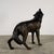 Bronze Life-Size Bronze Howling Wolf Sculpture, 35” H For Sale - Image 8 of 12