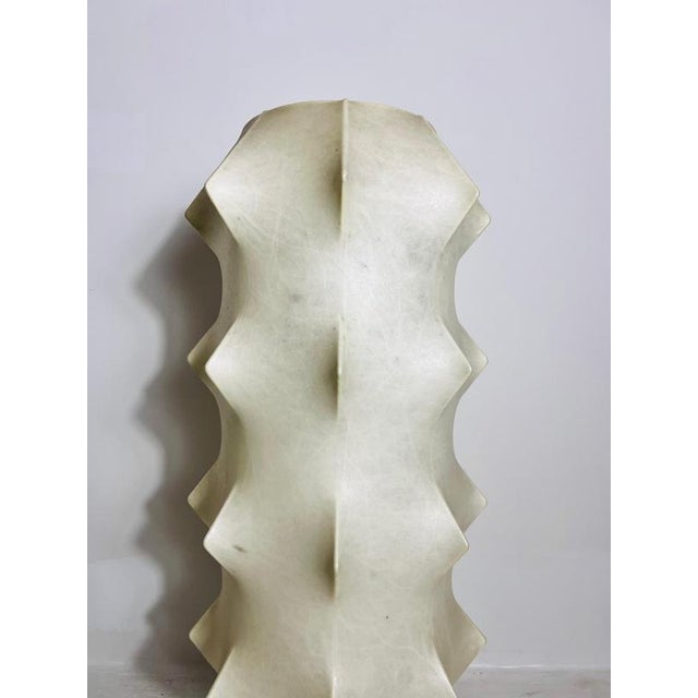 White Large Mid-Century Modern Cocoon Floor Lamp, 1960s For Sale - Image 8 of 14