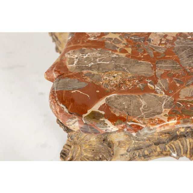 Antique Italian Silver Gilt Console Table, 1700s For Sale - Image 5 of 14