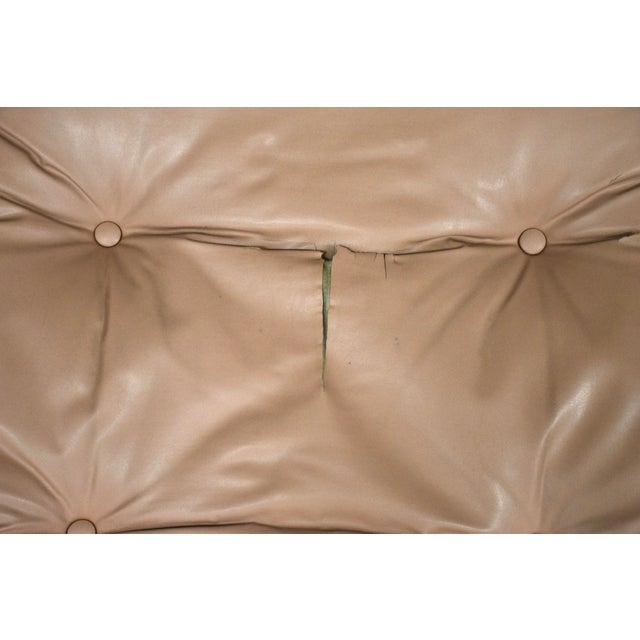 1970s Italian Chrome Pink Sling Lounge Chair and Ottoman by Stendig For Sale - Image 9 of 11