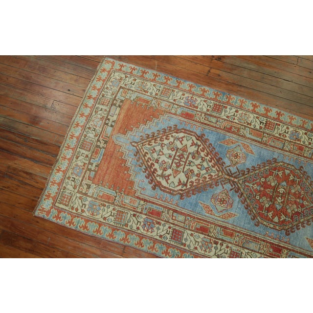 Early 20th Century Anique Tribal Persian Serab Runner, 20th Century - 3' x 15'9" For Sale - Image 5 of 6