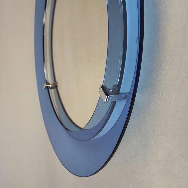 Round Mirror from Veca, 1960s For Sale - Image 3 of 8