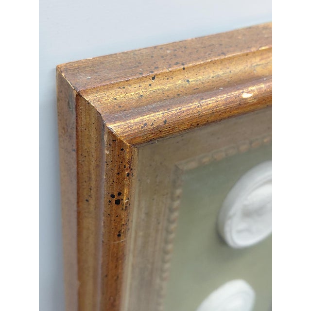 Framed Pair of Mid 20th Century Military Medallions For Sale - Image 16 of 16