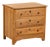 Early 20th Century Danish Pine Small Chest of Three Drawers Nightstand For Sale