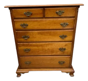 Stickley Ny Cherry Vintage Tall Chest. High End Furniture.