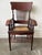 1905 Horrocks Desk Co. Oak & Cane Arm Chair For Sale - Image 4 of 13