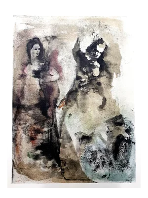 Leonor Fini - Disagreement - Original Lithograph 1964